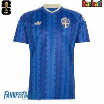 Suedia Tricou Fotbal Replică Mondial 2026 Barbati Deplasare